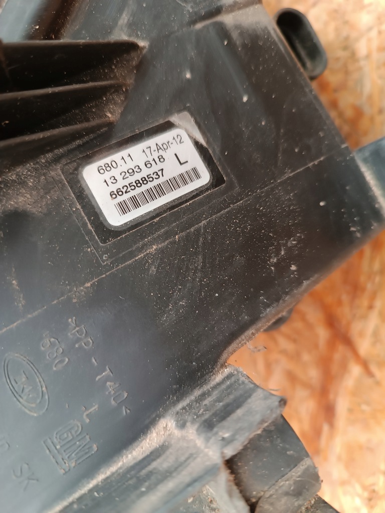 фото №13, 662588537 протитуманна фара лівий передній перед бампера opel astra iv j