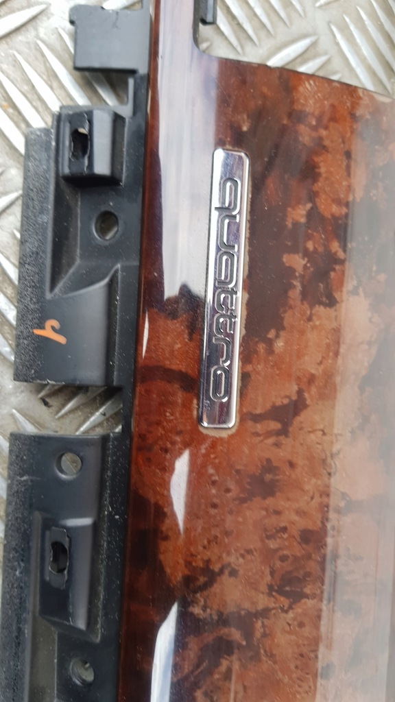 фото №8, Audi a8 d3 молдинг декоративна dekor drewno quattro 4e1857186h