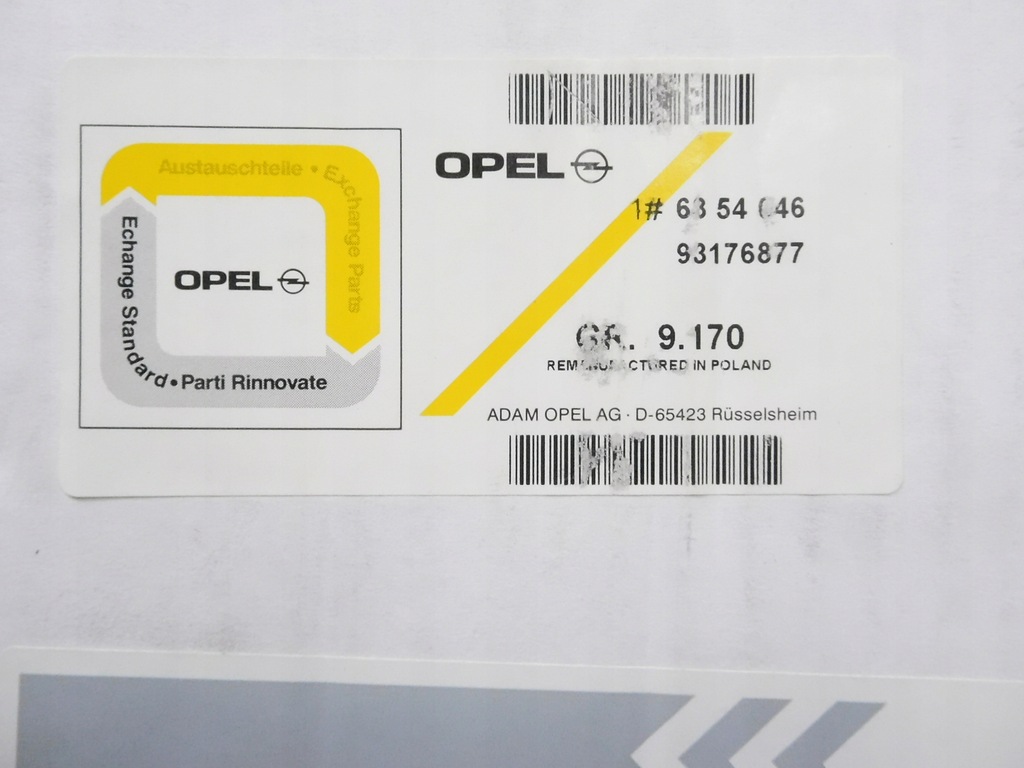 фото №8, Компрессор кондиционера opel astra g оригинальный номер 6854046 93176877