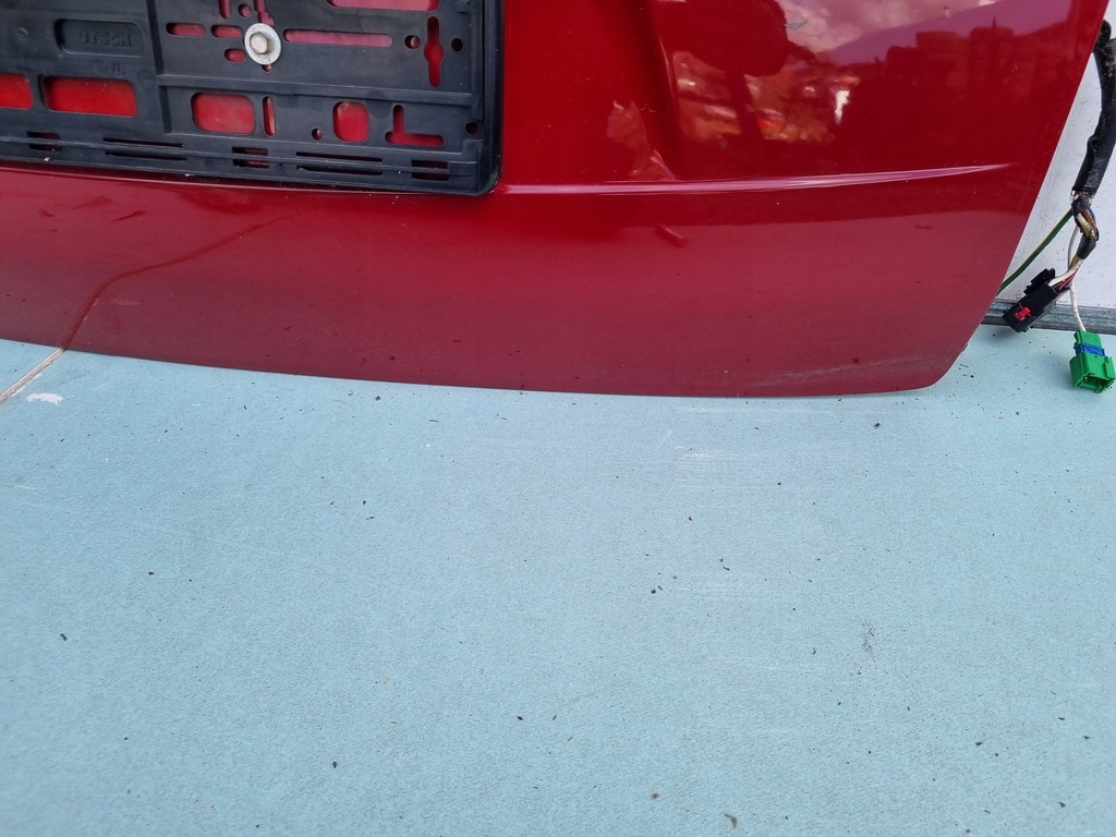 фото №6, Citroen c3 pluriel кришка багажника задня kjf czerwona