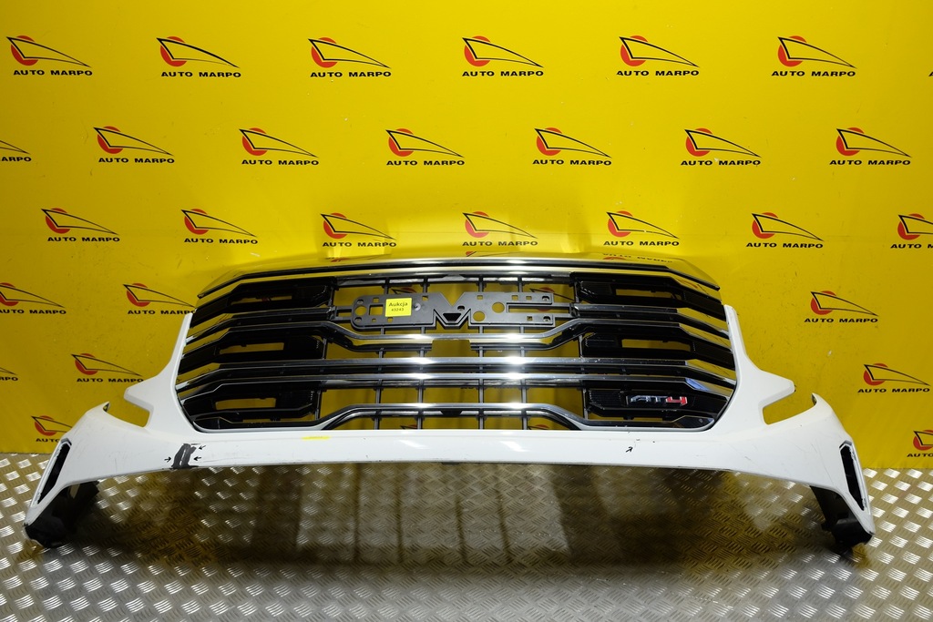 фото №10, Gmc sierra 1500 2022 2023 бампер перед передній решітка радіатора хром usa