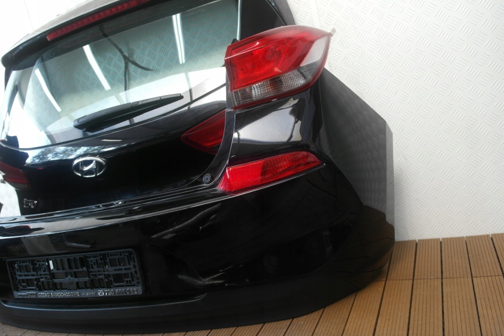 фото №8, Hyundai i30 iii 16-20 крышка багажника задняя багажника лампы бампер направляющие балка pae