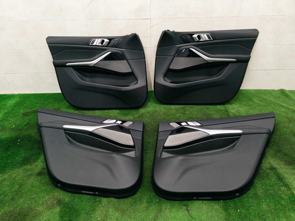 фото №14, Bmw x7 g07 lci середина обивка сиденья заднее сиденье обшивки туннель кожа