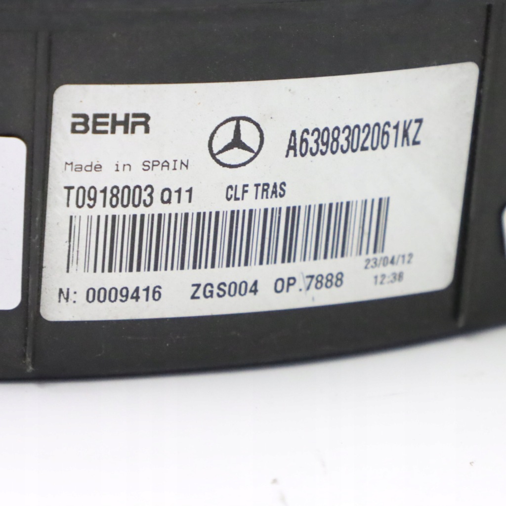 фото №10, Mercedes vito w639 дополнительный отопитель задняя a6398302061