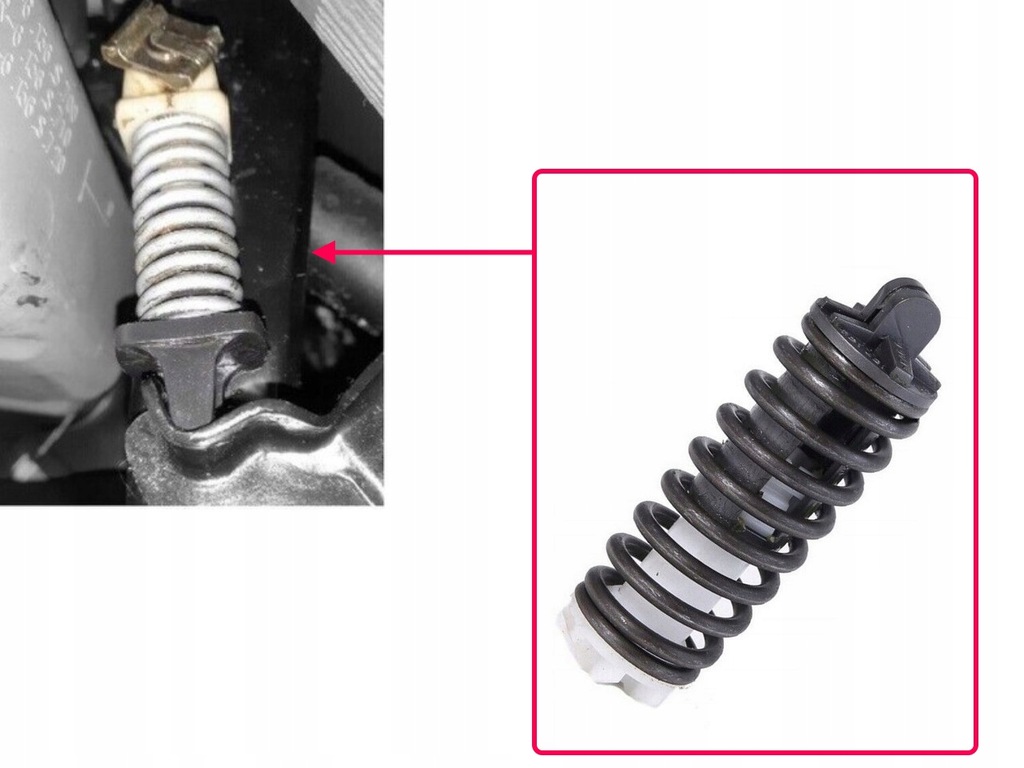 фото №3, Clutch педаль spring compatible with seat inca 9k