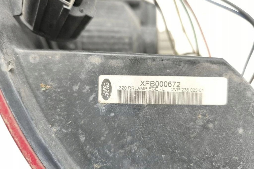 фото №9, Лампа левая задняя land rover range rover sport l320 xfb000672 2.72l дизель