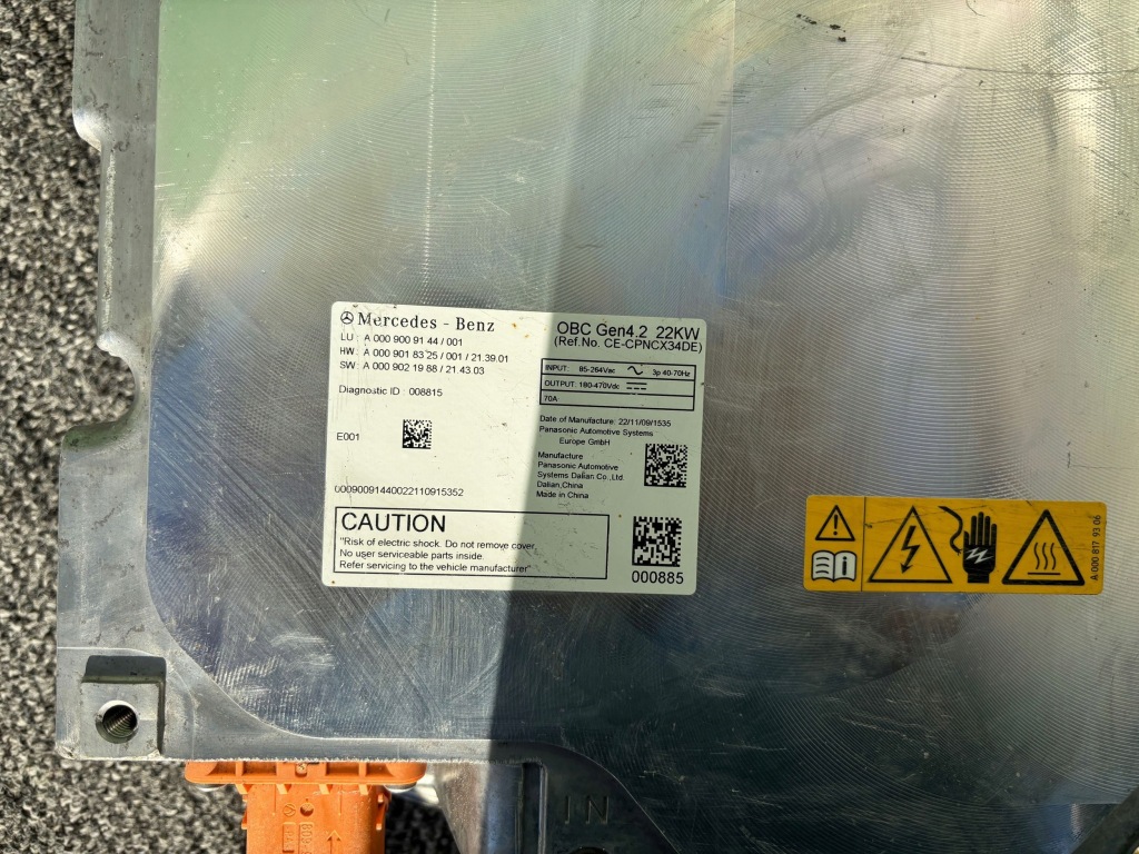 фото №7, Mercedes eqs x296 suv eqe 295 eqs 297 инвертор преобразователь аккумулятор