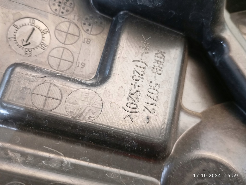 фото №12, Решётка радиатора решётка радиатора бампера перед mazda cx5 cx-5 ii kb8b-50712 полный