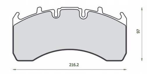 фото №1, Гальмівні колодки гальмівні renault premium volvo fh задня