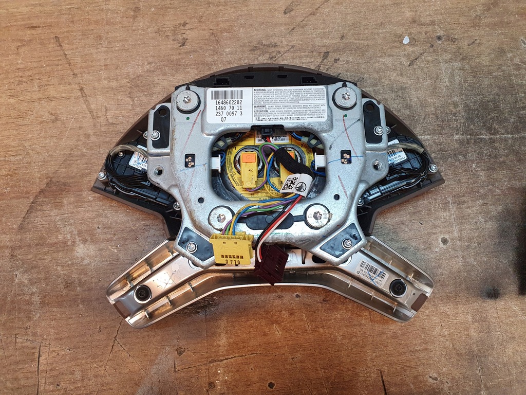 фото №2, Mercedes ml w164 lift gl x164 lift r-klasa w251 lift подушка безопасности руля