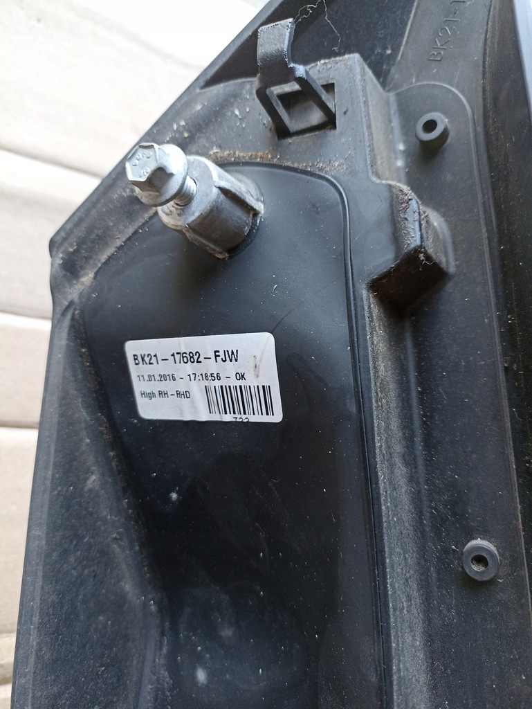 фото №8, Зеркало наружное правое левая перед 8 pin ford transit custom 16 r.