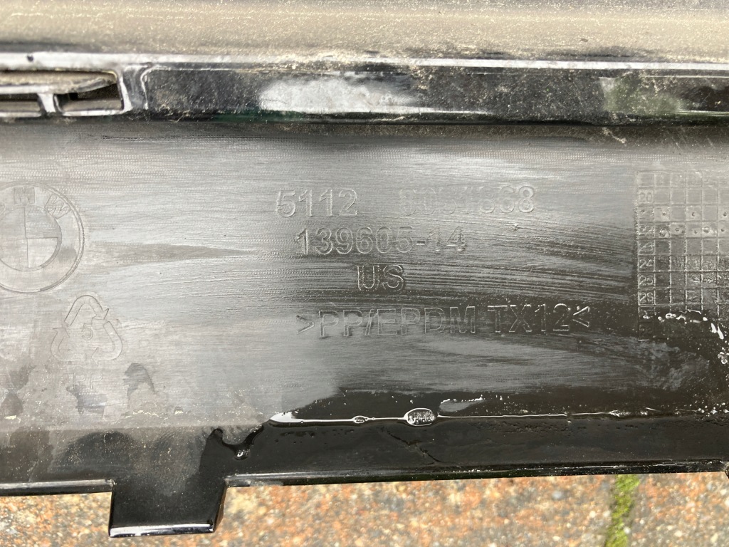 Bmw g02 x4 m набор накладка бампера задняя диффузор orygi. в Украине