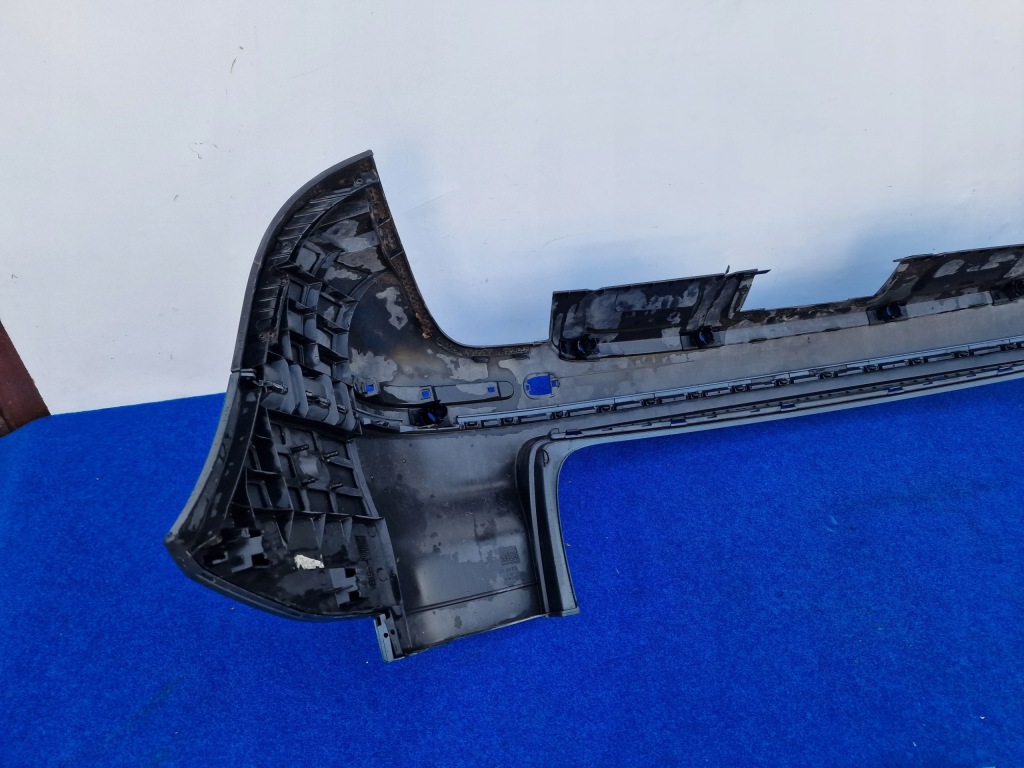 Vw touareg 7l 02-09 рік бампер задній задня + напрямні 7l6807421 mb66 Оригінал
