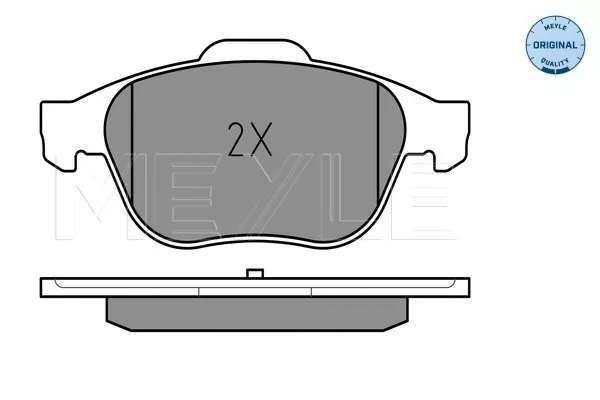 0252324818 гальмівні колодки ham. renault p. laguna meyle Ціна