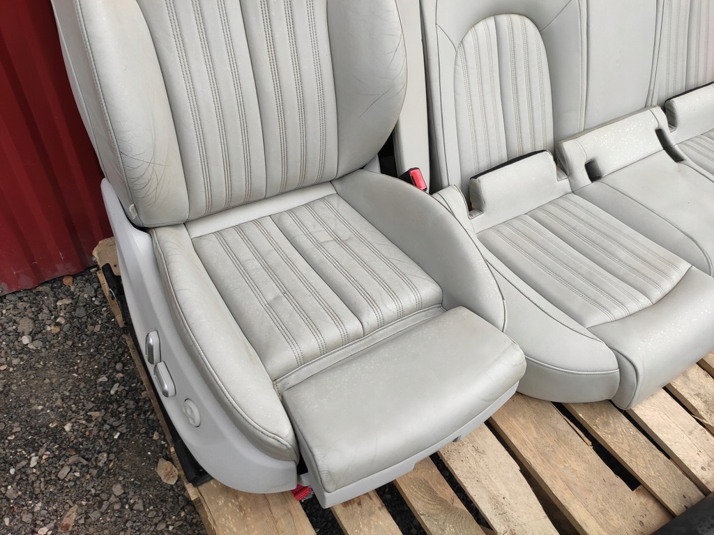 фото №5, Audi a7 4g салон сидіння сидіння s-line заднє сидіння обшивки комплект світла шкіра