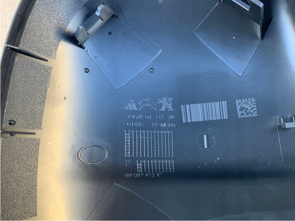 фото №2, Корпус зеркало l p peugeot expert rifter partner