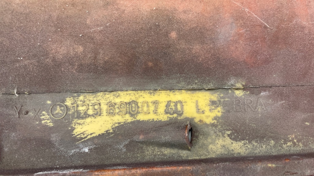 фото №12, Mercedes r129 sl накладки молдинг пороги порог левая