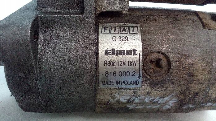 Стартер fiat seicento 0,9 b 816000.2 Зі Шроту