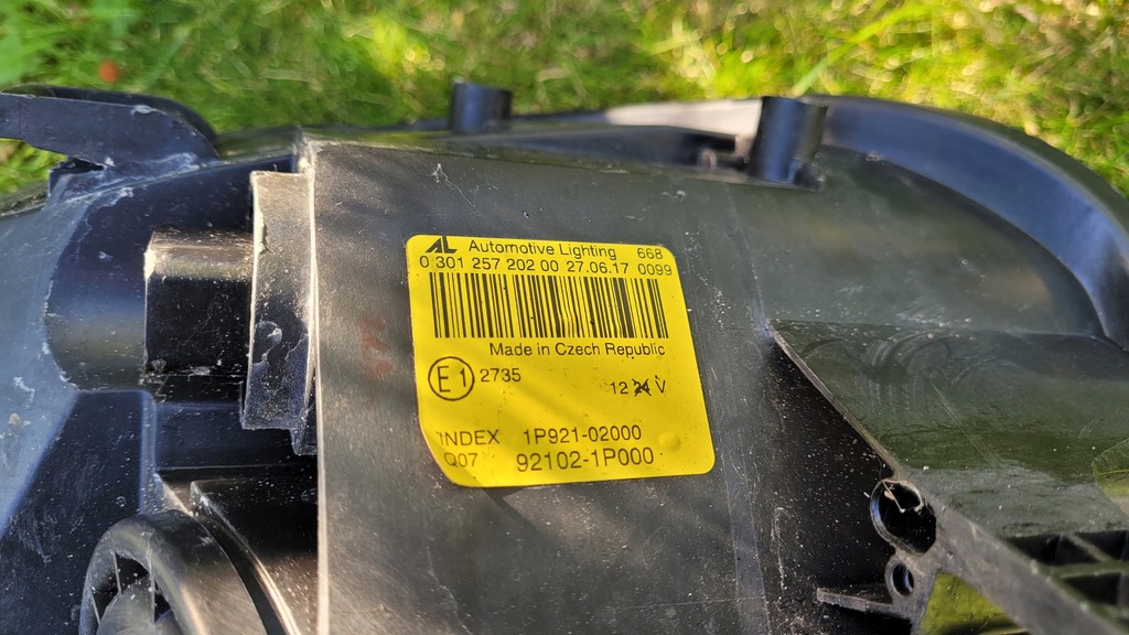 фото №6, Лампа права перед передня kia venga фара правий 92102-1p000