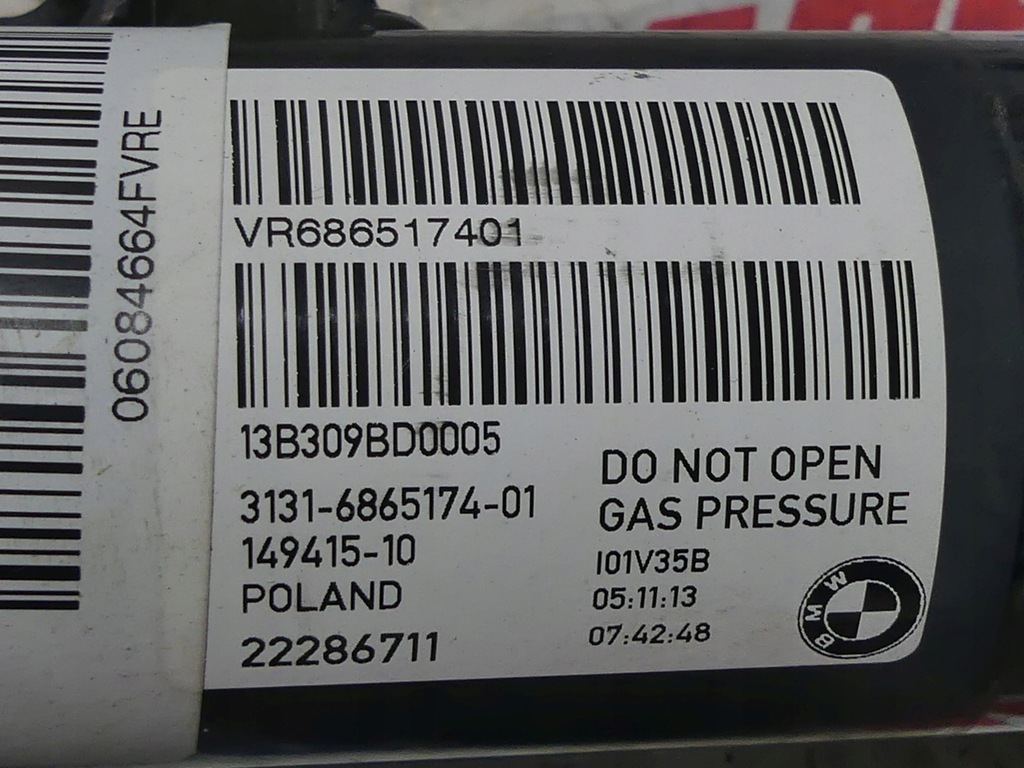 фото №8, Bmw i3 i01 60ah амортизатори перед комплект 6870357 6870358