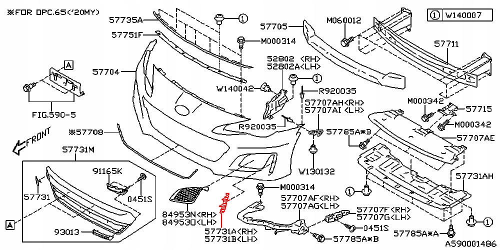 фото №4, Subaru brz заглушка рамка накладка решётка радиатора бампера