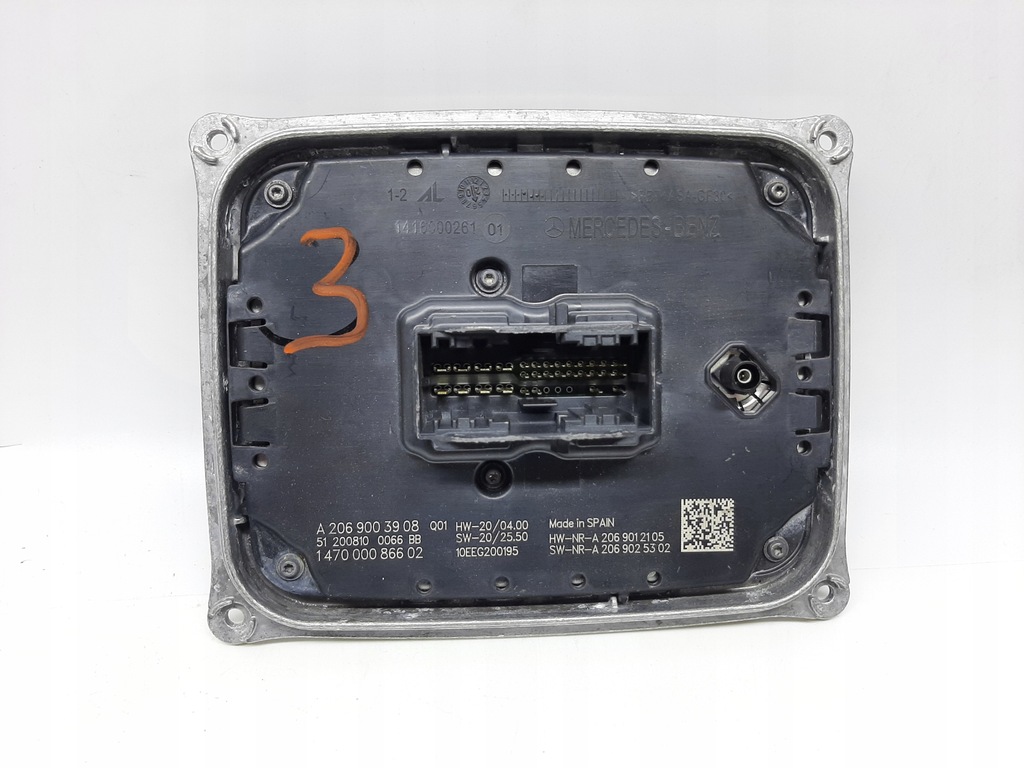 фото №1, Mercedes w206 модуль преобразователь led a2069003908