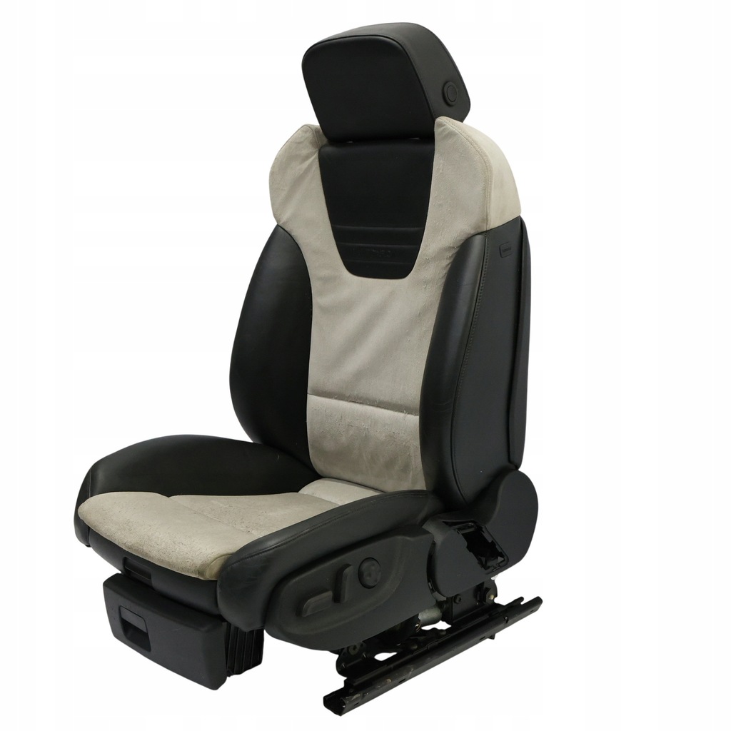 фото №12, Audi a4 s4 b7 сиденье sport recaro левый перед с подогревом кожа alcantara