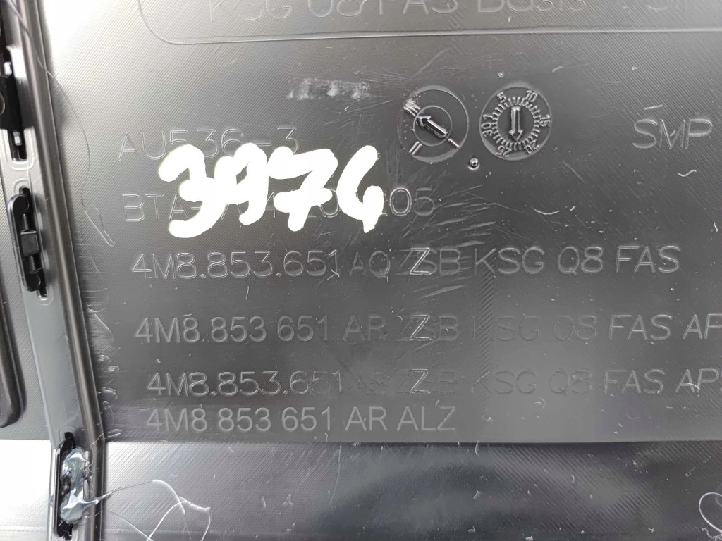 фото №11, Audi q8 4m8 s-line решётка радиатора решётка радиатора бампера перед nowa оригинальный номер 3974