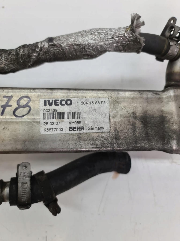 фото №5, Радіатор вихлопних газів egr iveco daily 2006