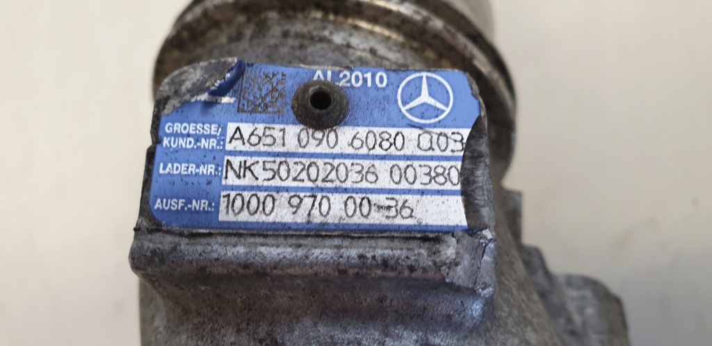 фото №9, Mercedes turbo турбонагнітач a6510906080