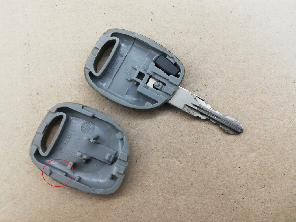 фото №5, Renault twingo i замок запалювання ключ колодка вкладка вкладиші