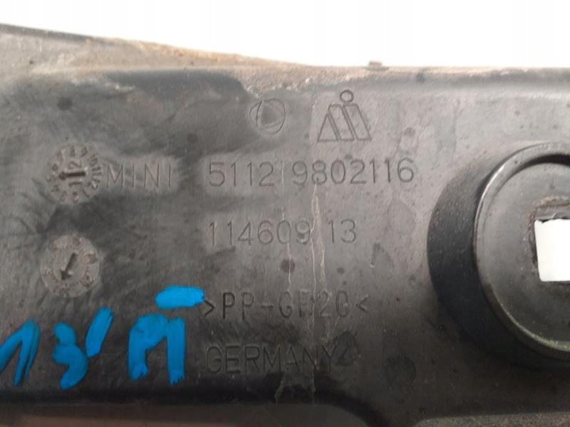 фото №3, Напрямна бампера правий задня mini cooper r60 9802116