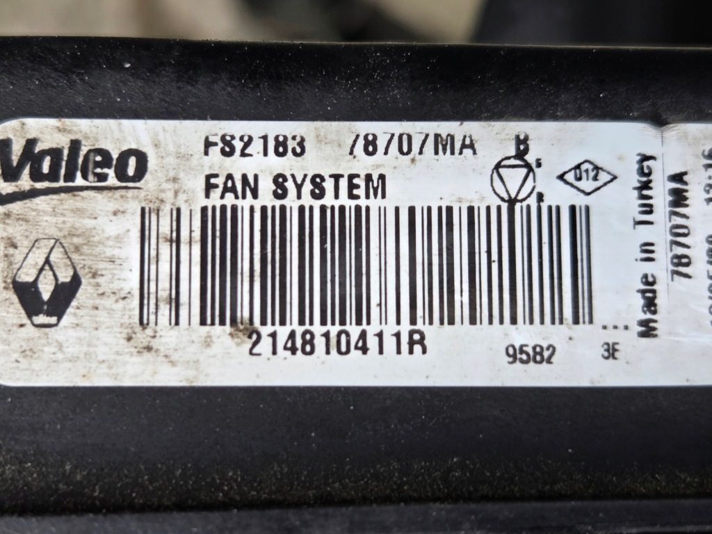 фото №16, Комплект радіатор renault clio v captur ii 1.5 blue dci 214109135r 19-