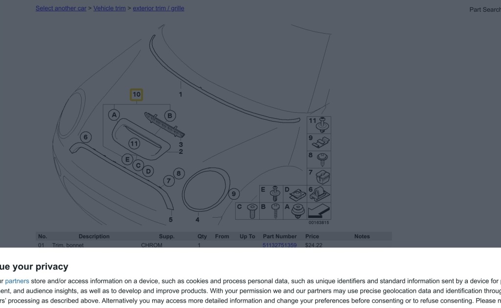 Набір елементів oporowych bmw mini r56 r55 r57 оригінальний 51132757697 Доставка