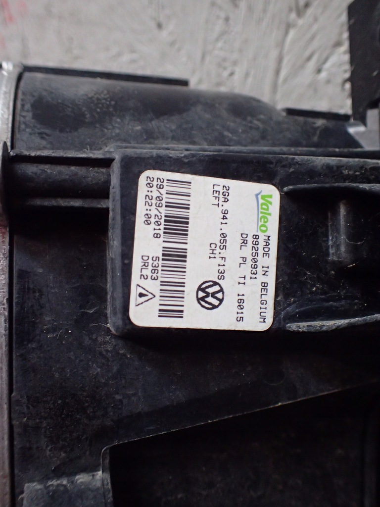 фото №2, Протитуманна фара лівий vw t-roc t roc drl 2ga941055