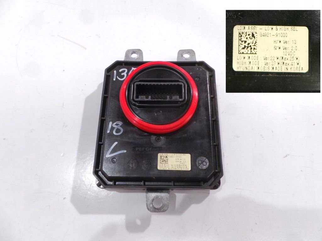 фото №3, Hyundai i30 iii 2018 преобразователь модуль led перед