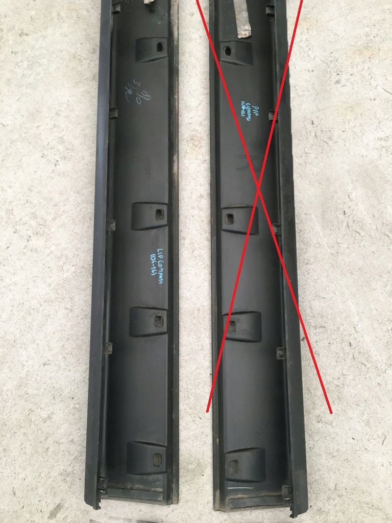 фото №6, Jeep compass 06-16 молдинг поріг ліва