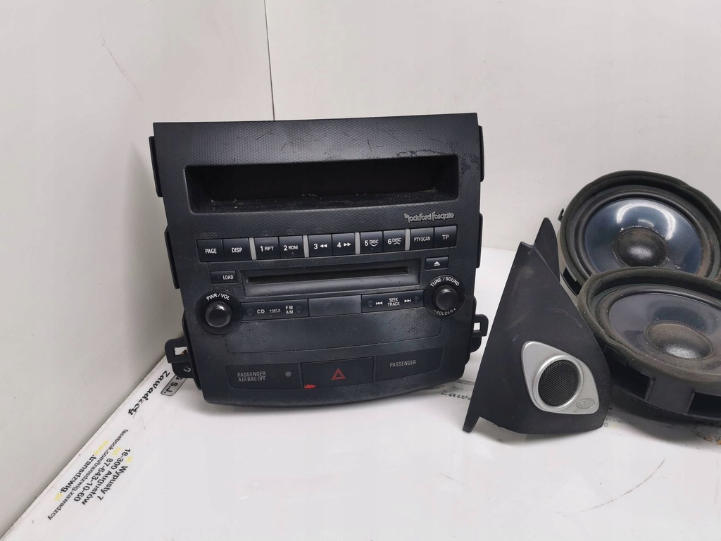 фото №6, Динамики+ радио комплект mitsubishi outlander 2008 8720a012 8701a270 all/w/d