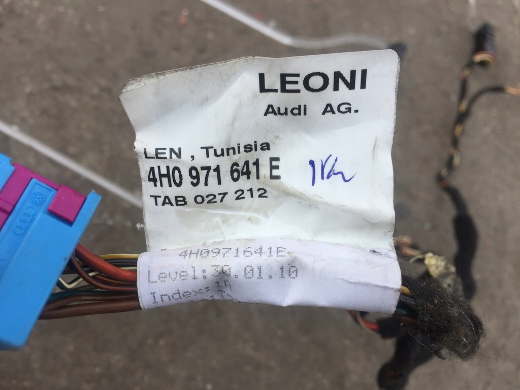 фото №6, Жгут консоли центральной ambiente a8 d4 4h0971641e