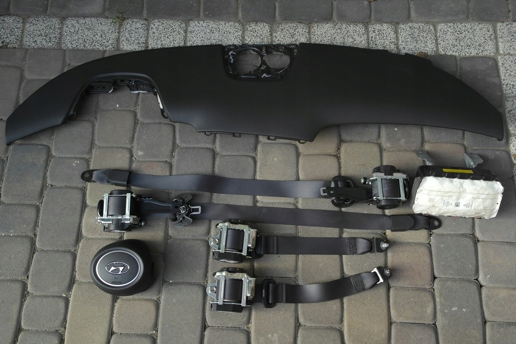 фото №1, Hyundai tucson iv панель приладів консоль панель приладів pulpit полиця подушка безпеки ремені pas