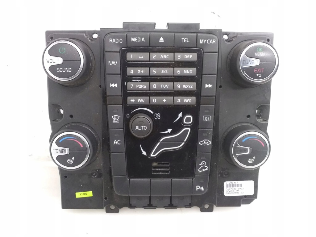 фото №1, Volvo xc60 2012 панель кондиционера