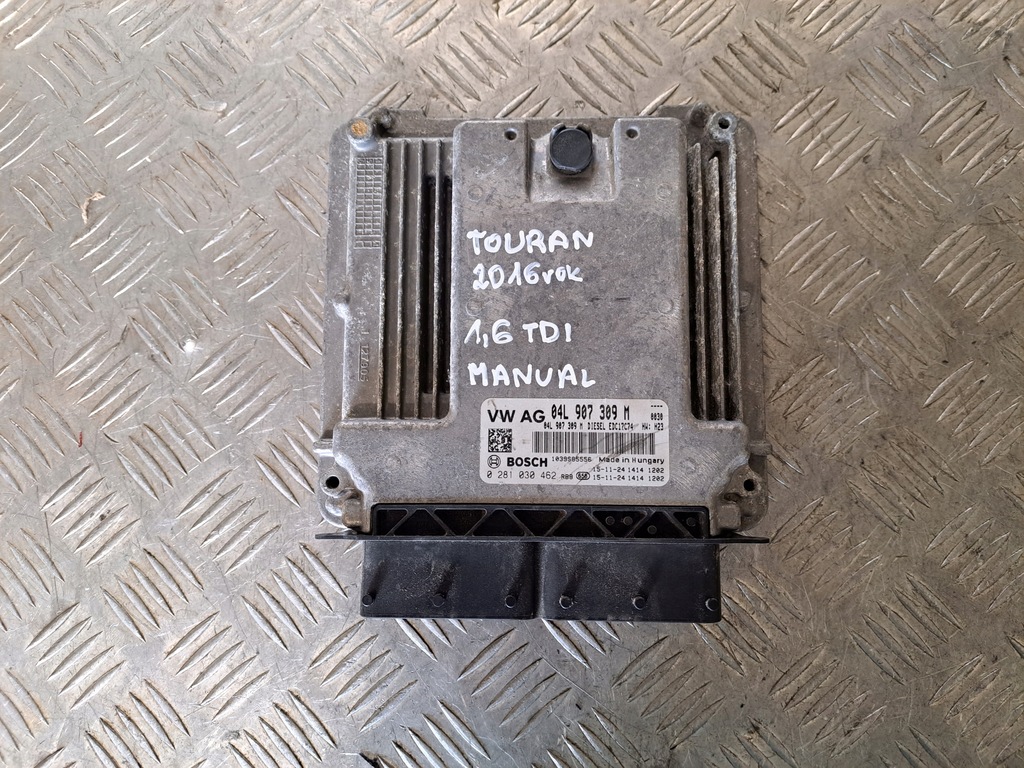 фото №5, Vw touran 5ta 1.6 tdi бортовий комп'ютер блок керування двигуна