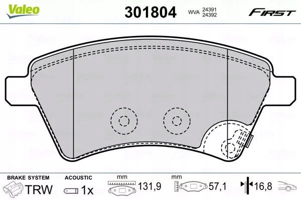 фото №4, Тормозные колодки тормозной. fiat sedici 06-
