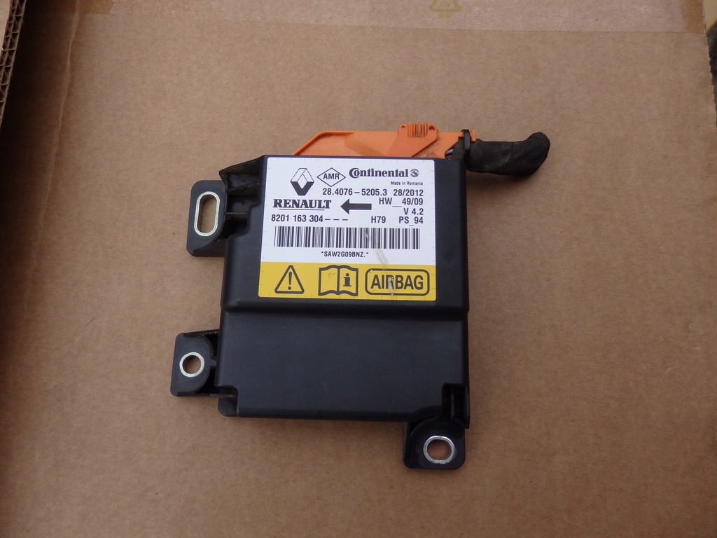 фото №1, Модуль датчик подушок dacia duster i 2012 r 8201163304