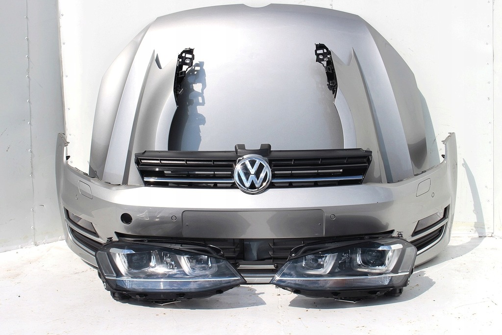 фото №12, Vw golf 7 vii перед капот крила бампер pas передній лампи підсилювач bł