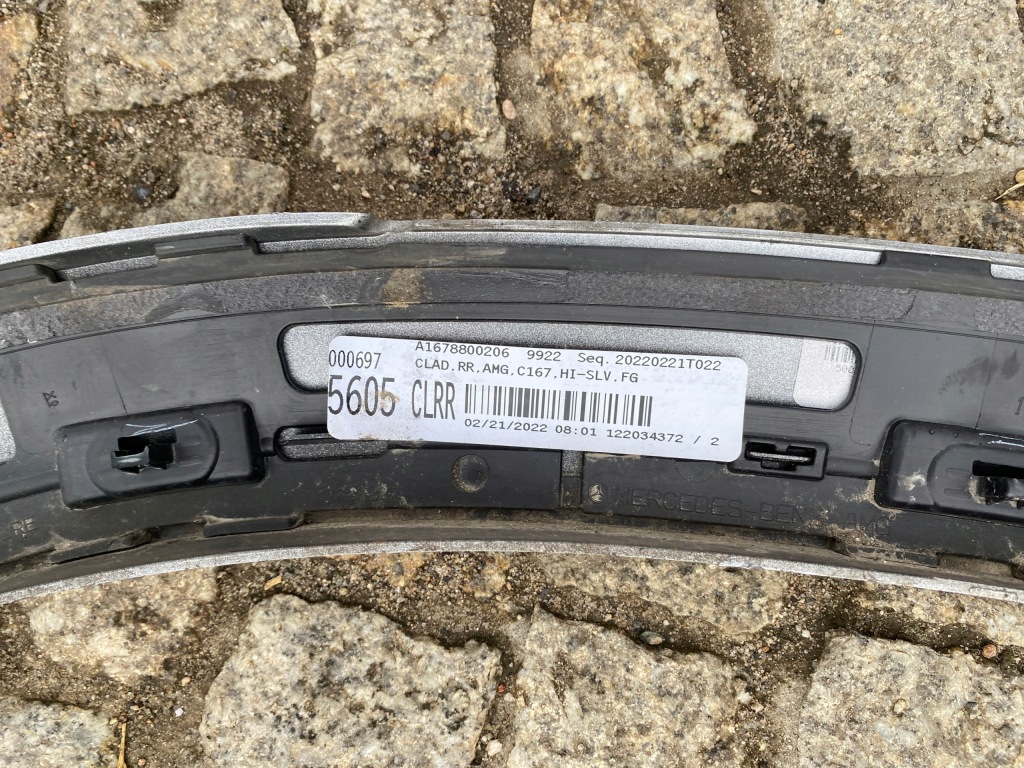 Mercedes 167 gle amg coupe молдинг крыла правая задний  1678800206 оригинал Недорого
