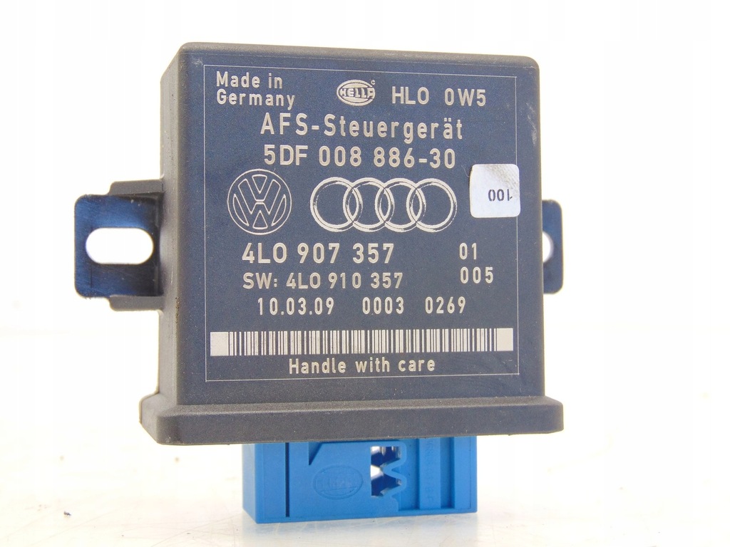 фото №1, Модуль поворота света audi оригинальный номер 4l0907357