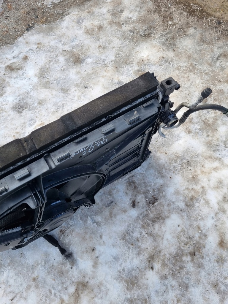 Ford mondeo mk4 iv 2.0 tdci корпус вентилятора радіатора модуль, радіатор Київ