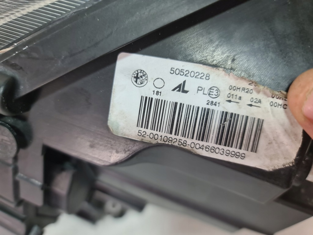 фото №13, Alfa romeo giulietta 10-20 лампа права перед фара правий передній