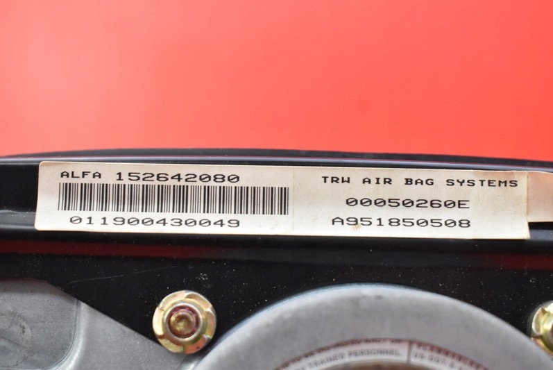 фото №7, Подушка безопасности подушка воздушная водителя 152642080 alfa romeo gtv 95-06